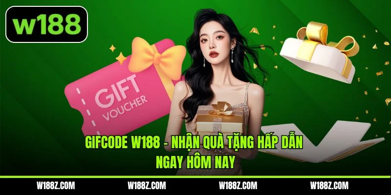Gifcode W188 – Nhận Quà Tặng Hấp Dẫn Ngay Hôm Nay